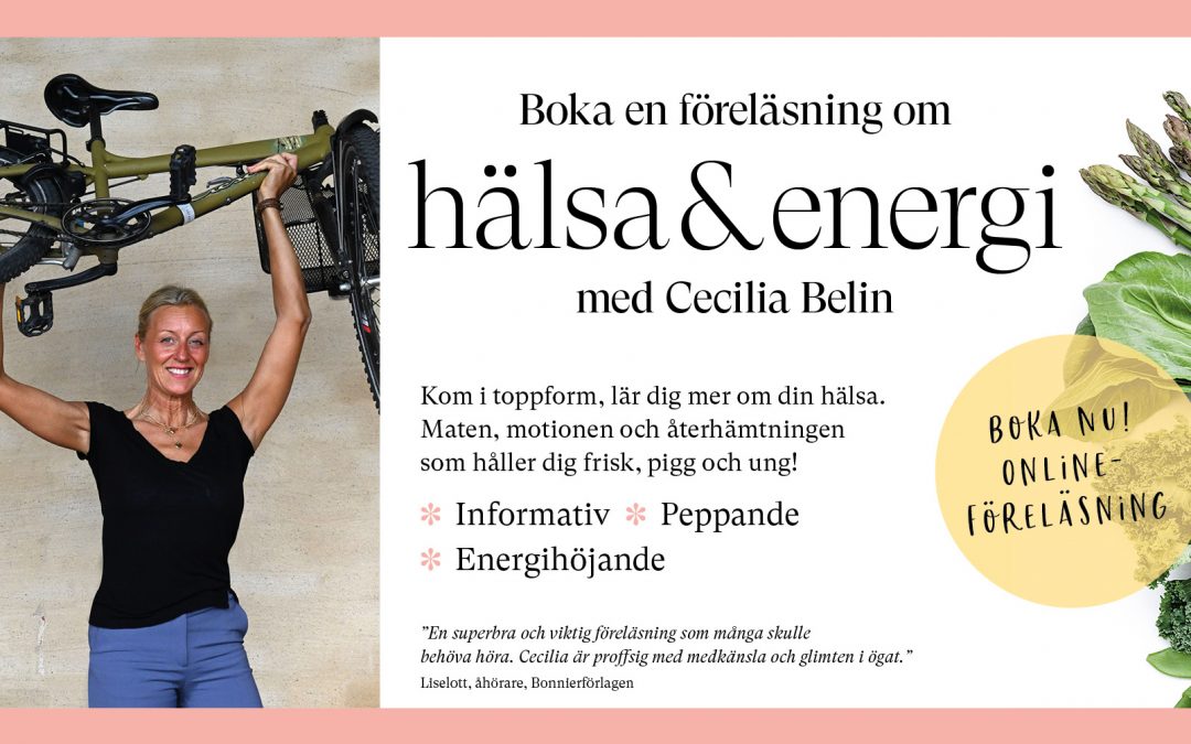 Boka hälsoföreläsningen – online!